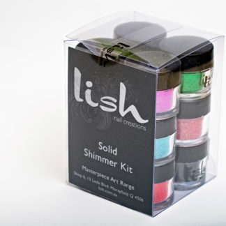 Lish solid shimmer glitter kit