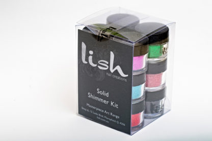 Lish solid shimmer glitter kit