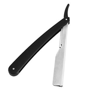 Black Plastic Sided Razor